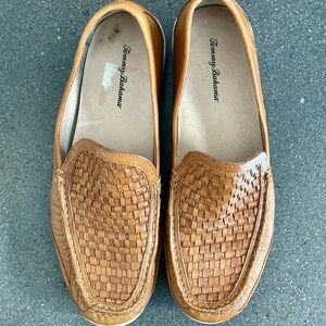 Tommy Bahama Men's Tan Woven Loafers